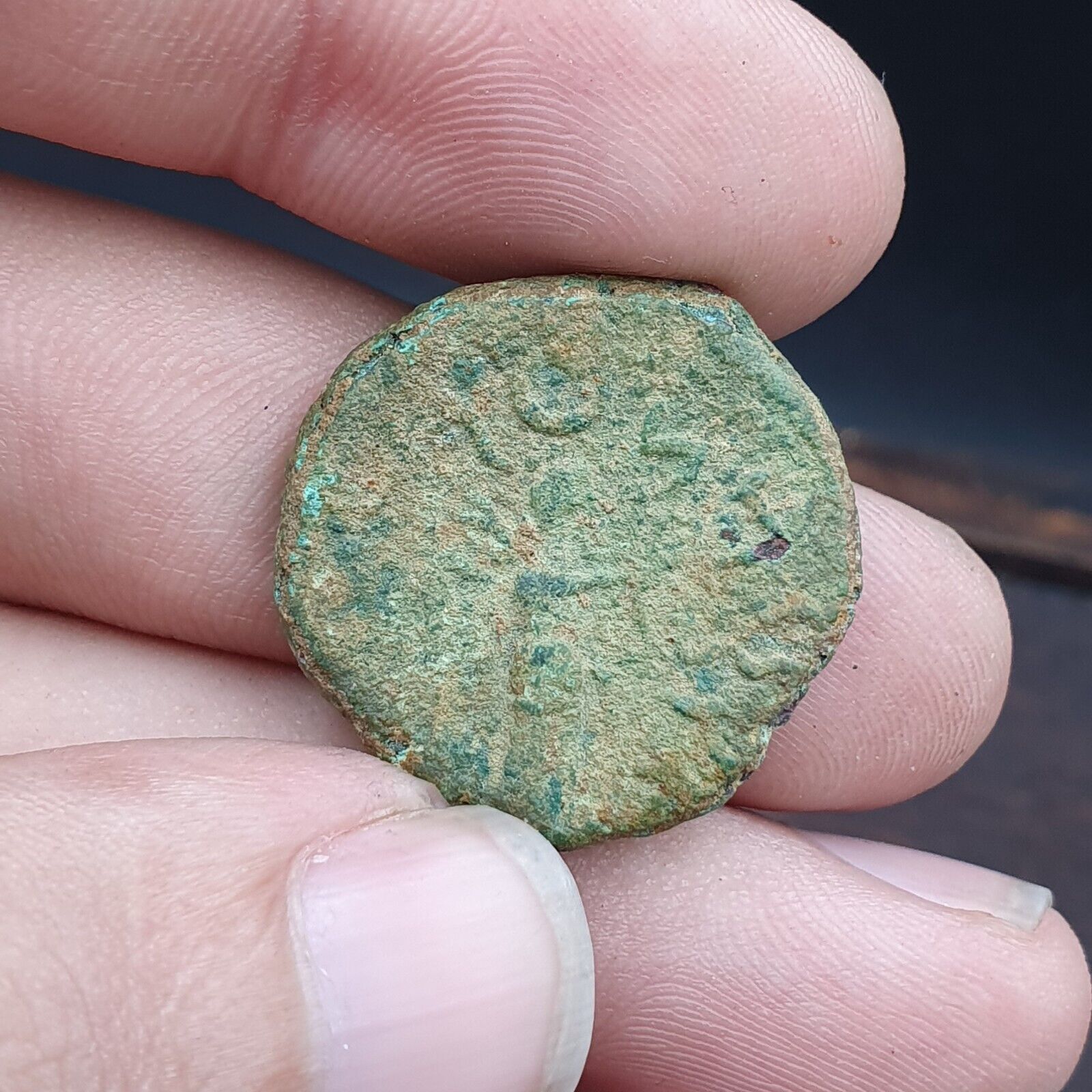 ANCIENT GREEK ROMAN BYZANTINE KUSHAN Coin Green Patina coin