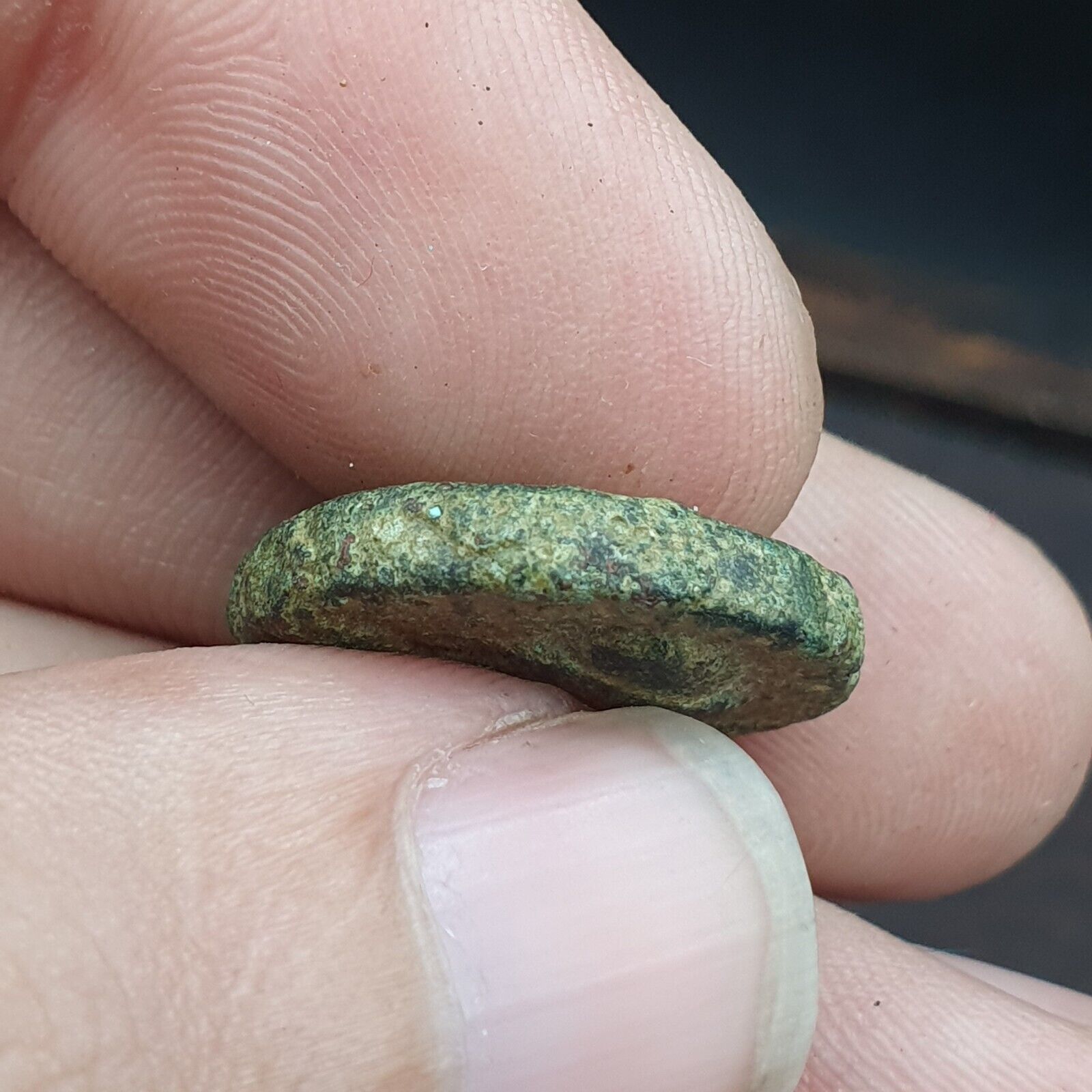 Genuine ANCIENT GREEK ROMAN BYZANTINE KUSHAN Coin Green Patina coin C15