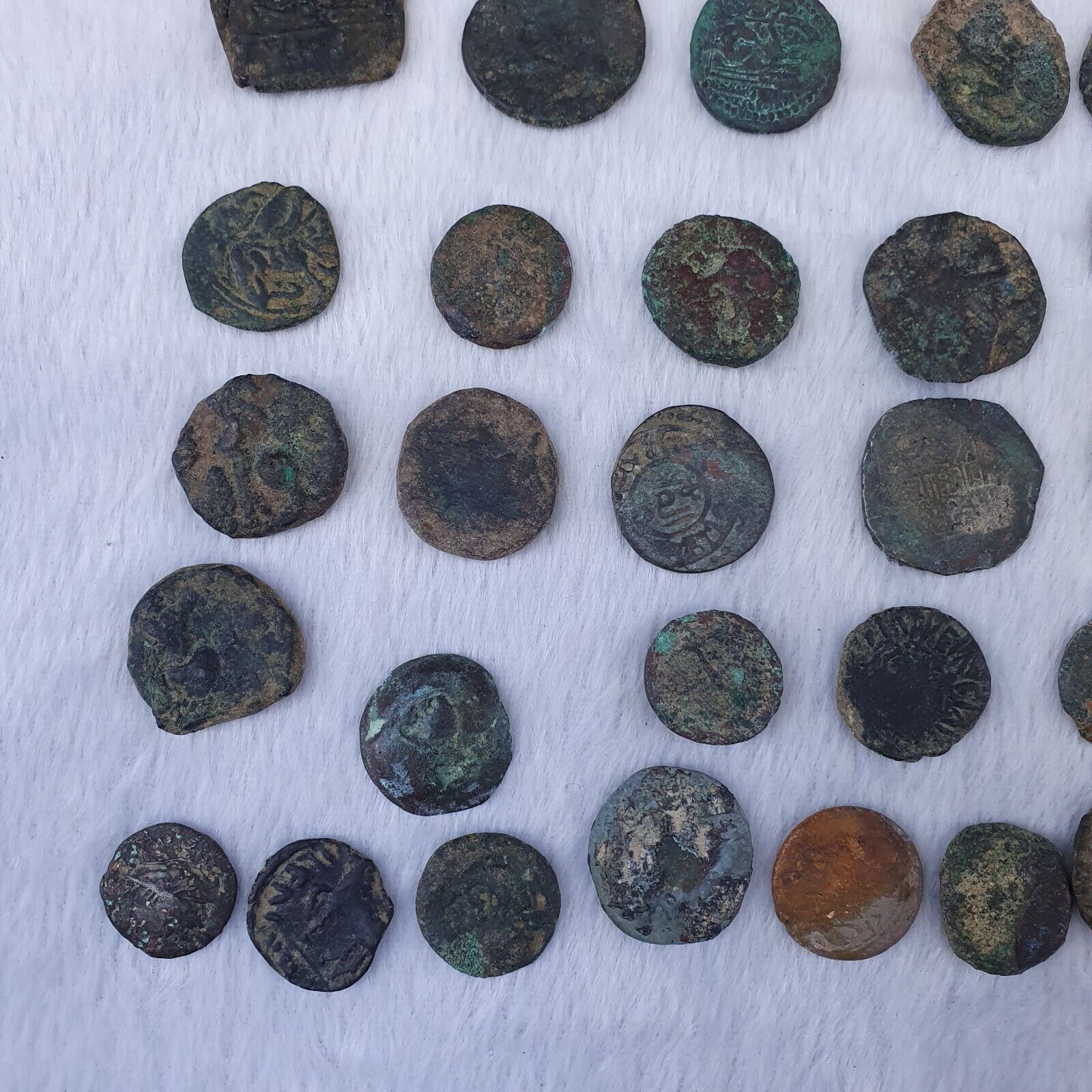 ANCIENT GREEK ROMAN BYZANTINE KUSHAN Coin lot - QUALITY 50 coins