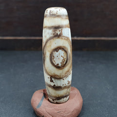 Rusted Agate Old Indo Tibetan Agate 2 Eye Agate stone Dzi  Bead Amulet