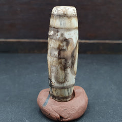 Rusted Agate Old Indo Tibetan Agate 2 Eye Agate stone Dzi  Bead Amulet