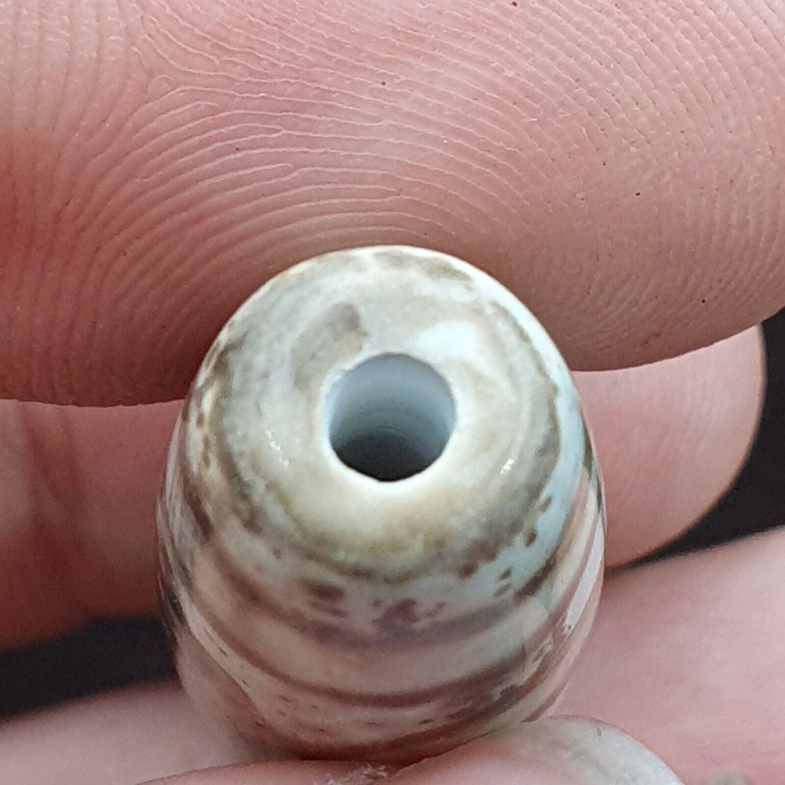 Rusted Agate Old Indo Tibetan Agate 2 Eye Agate stone Dzi  Bead Amulet