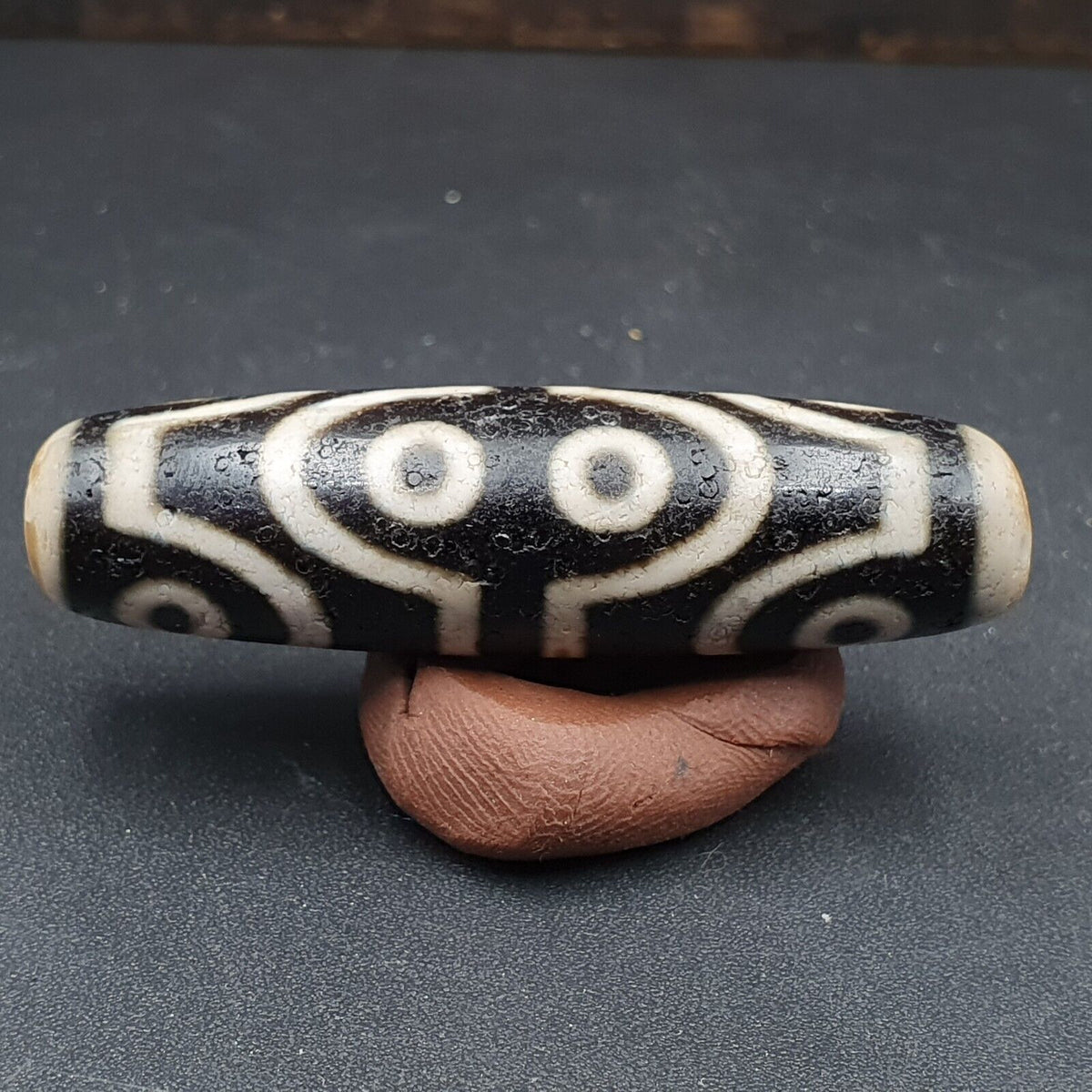 Tibetan 8 Eyes Antique dzi bead old amulet Agate rare Pattern Tibet gzi pendant