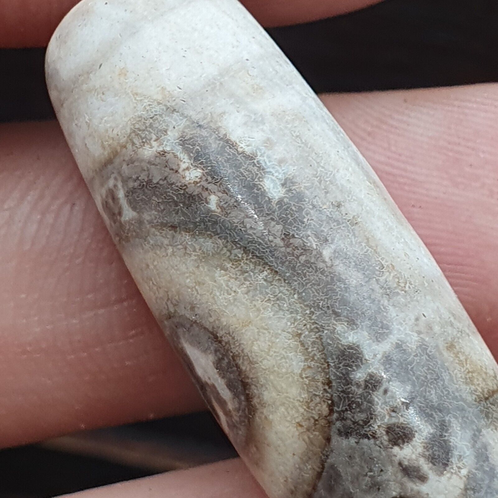 Vintage Old Indo Tibetan Agate One Eye stone Dzi Bead Amulet