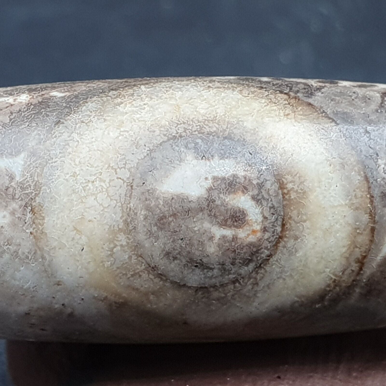 Vintage Old Indo Tibetan Agate One Eye stone Dzi Bead Amulet