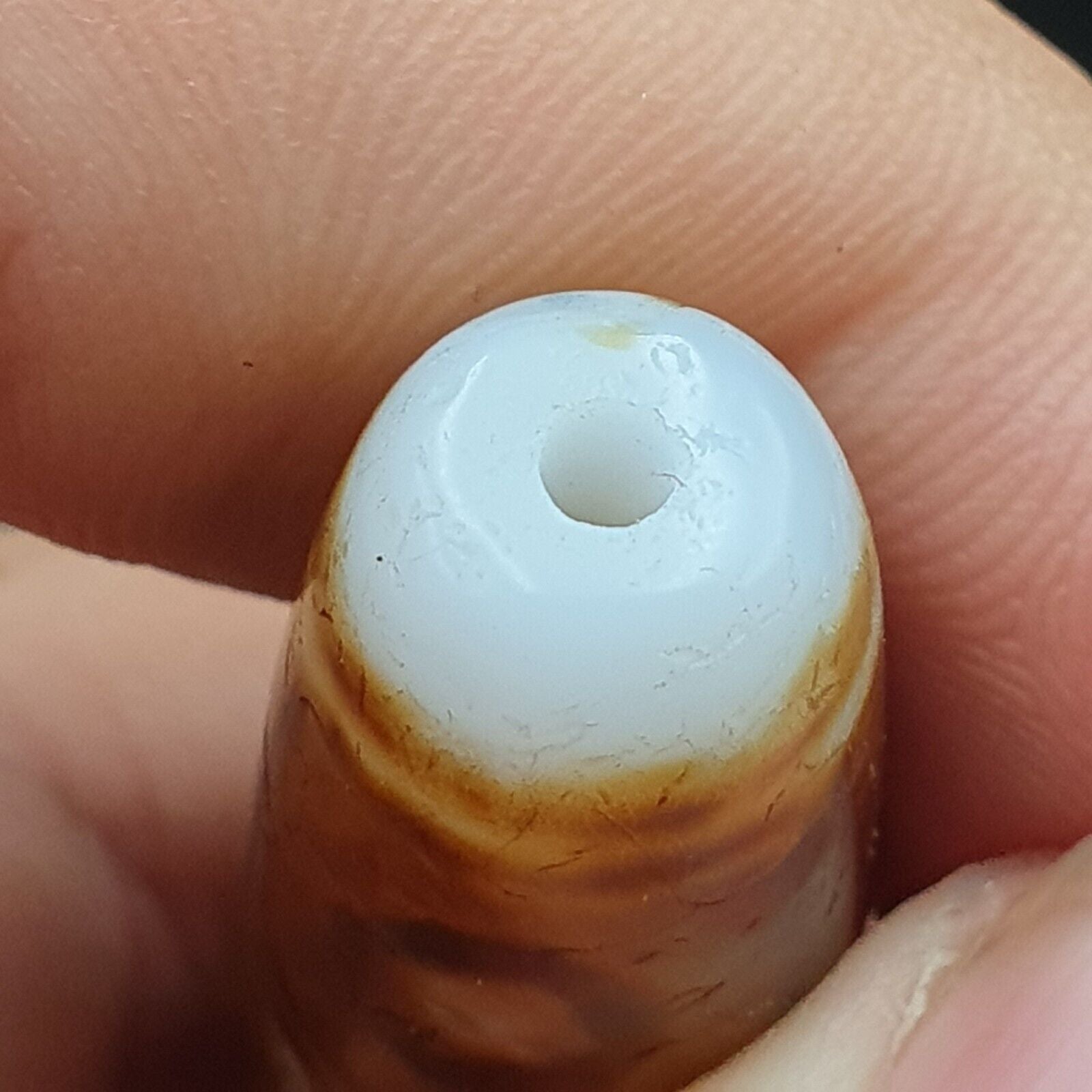 9 Eyes Very rare Tibetan dzi bead old amulet Antique Agate Tibet gzi pendant