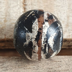 ETA-3 Antique Tibetan Etched Agate Bead Decorated Carnelian Beads