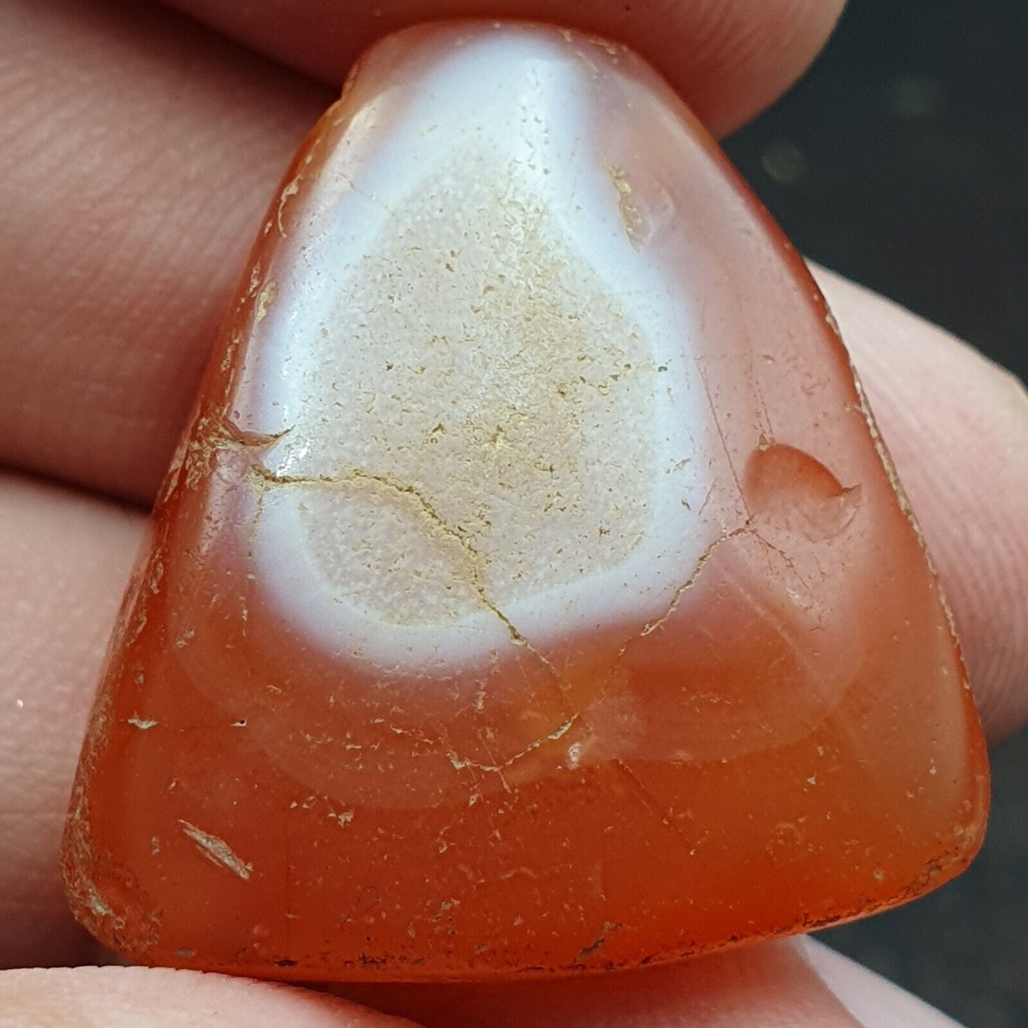 來自阿富汗的非常罕見的呼羅珊古董瑪瑙石珠護身符