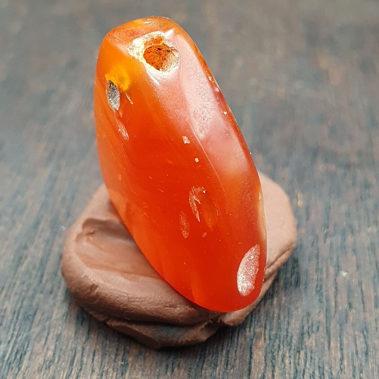 來自阿富汗的紅瑪瑙古董紅瑪瑙石珠護身符吊墜