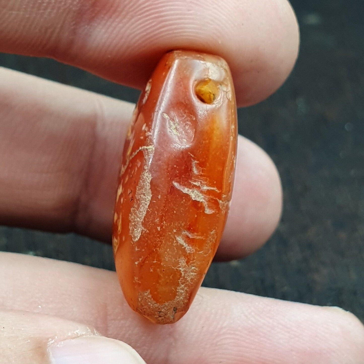 來自阿富汗的非常罕見的呼羅珊古董瑪瑙石珠護身符