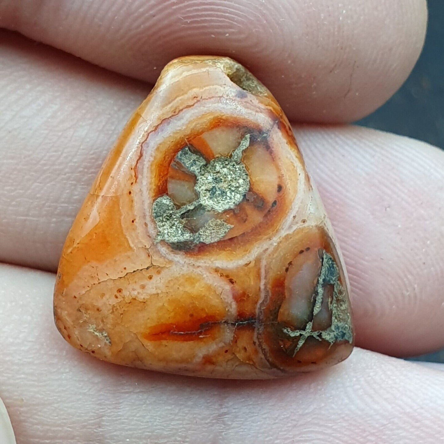 非常罕見的古代呼羅珊古董眼瑪瑙石珠護身符