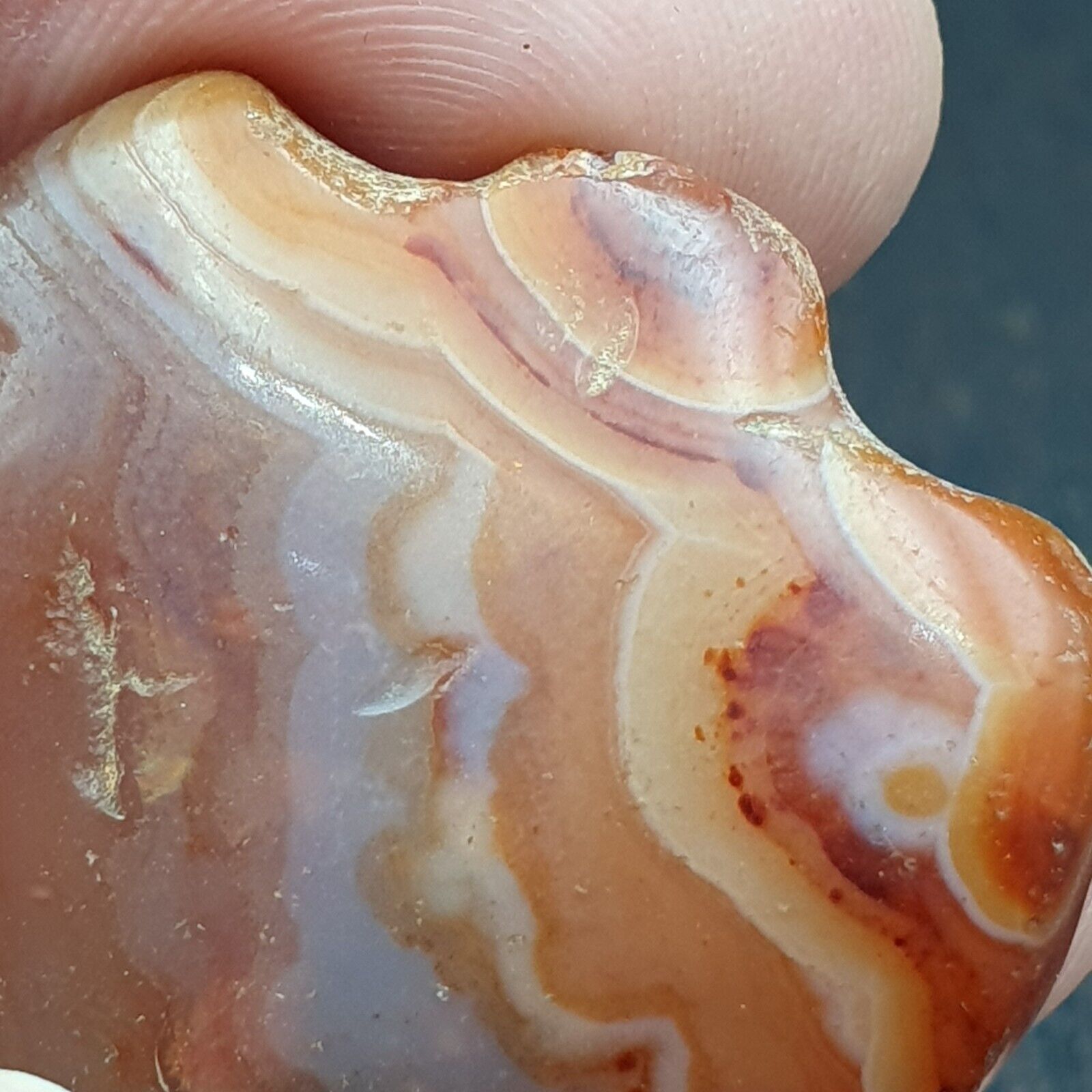Amazing Ancient Antique Heart Shape Carnelian agate stone Bead Amulet