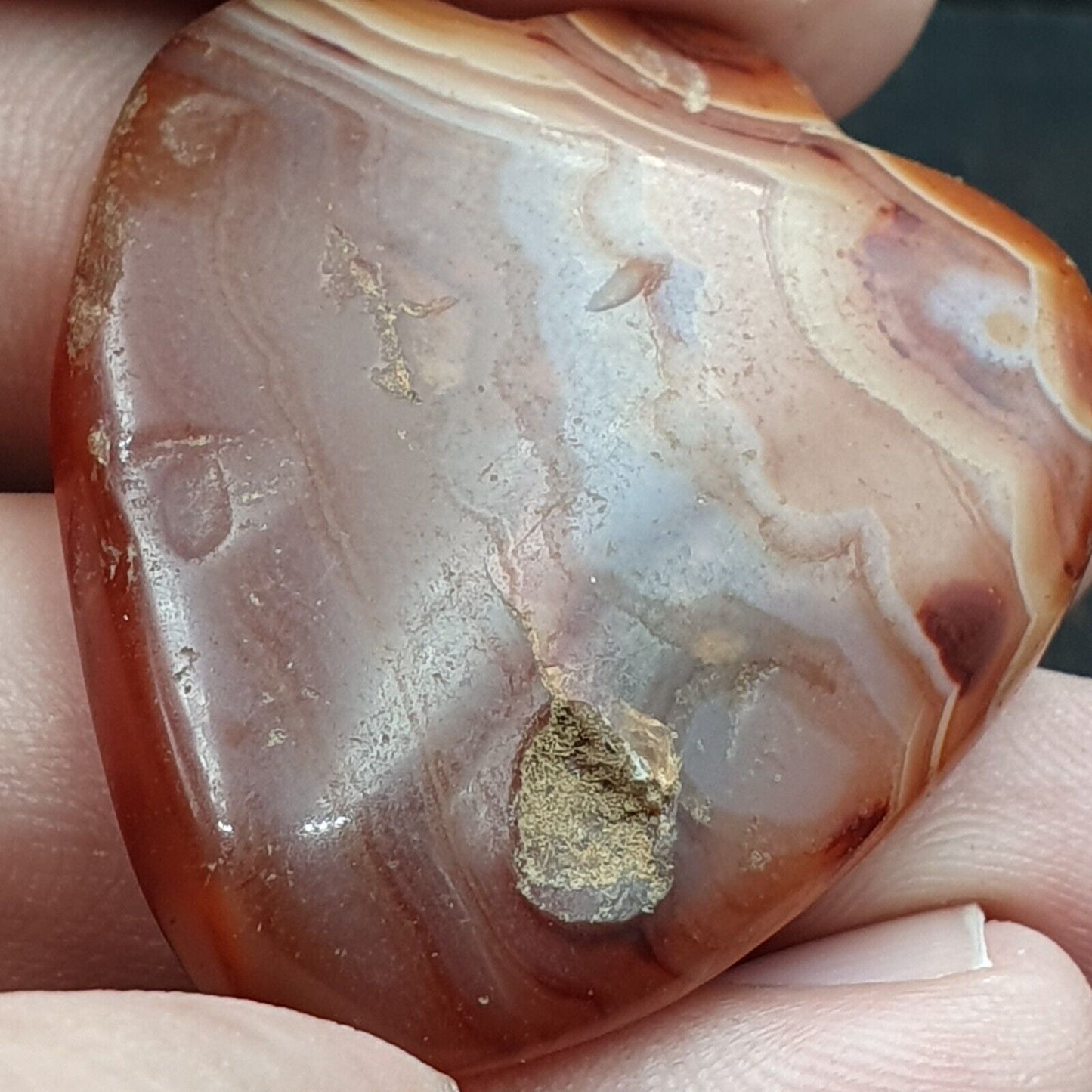 驚人的古代古董心形紅玉髓瑪瑙石珠護身符