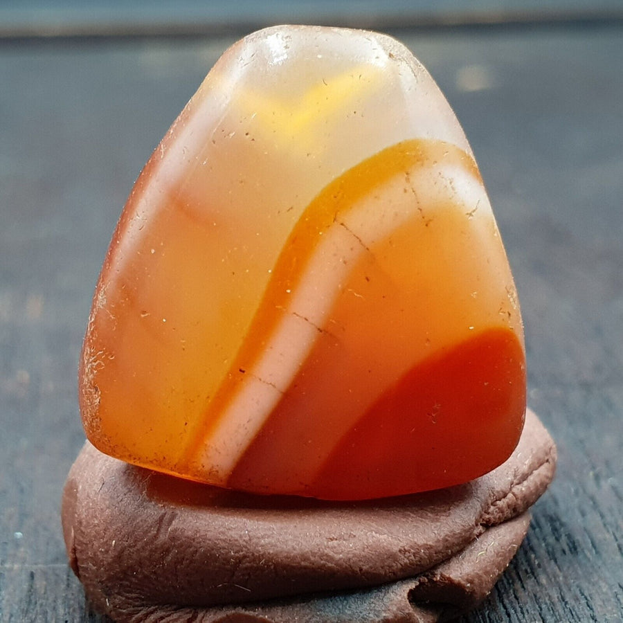 East Oasis Rare Khorasan Antique Agate Stone Bead Amulet Pendant from Afghanistan