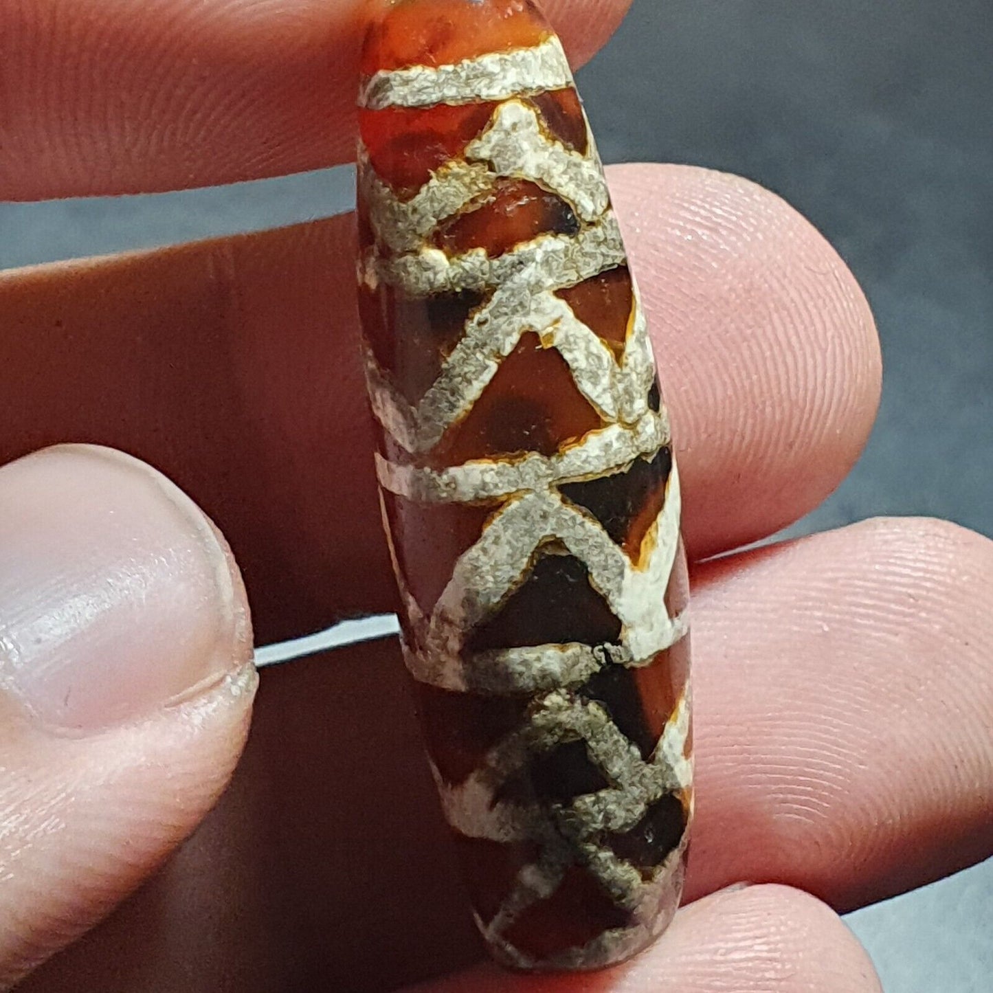 稀有圖案喜馬拉雅尼泊爾西藏西藏東南亞蝕刻瑪瑙珠