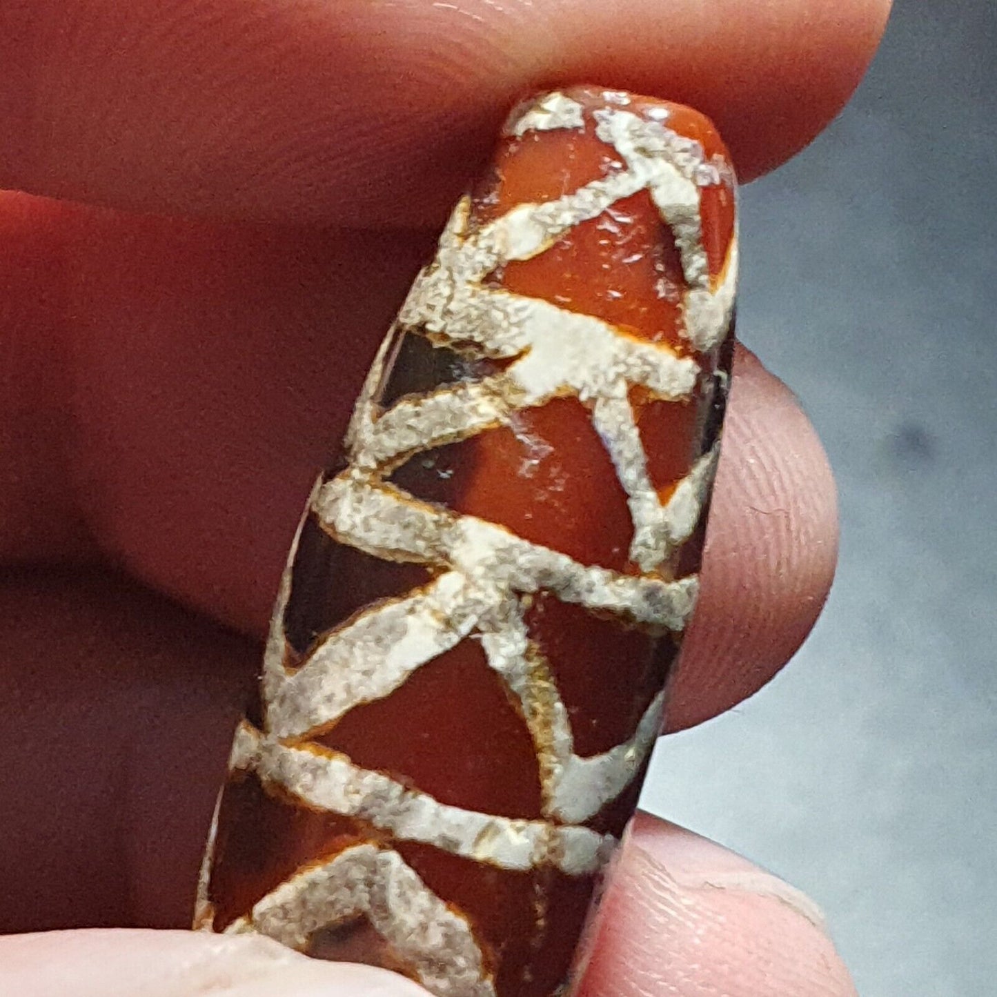 稀有圖案喜馬拉雅尼泊爾西藏西藏東南亞蝕刻瑪瑙珠