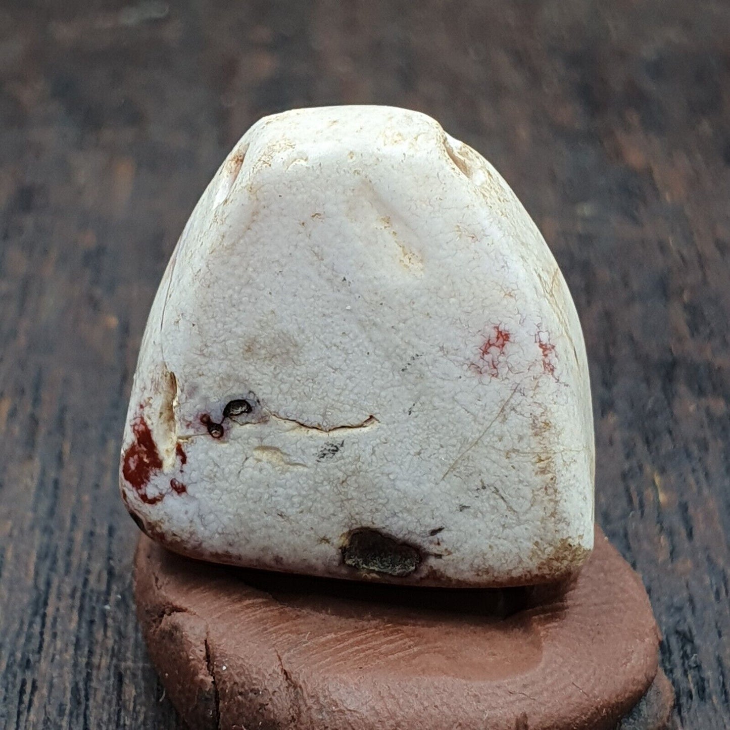Karneol Antik ROTER Achat Stein Perlen Amulett Anhänger