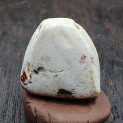 East Oasis Carnelian Antique Red Agate Stone Bead Amulet Pendant with Deep Red Tones