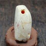 East Oasis Carnelian Antique Red Agate Stone Bead Amulet Pendant with Deep Red Tones