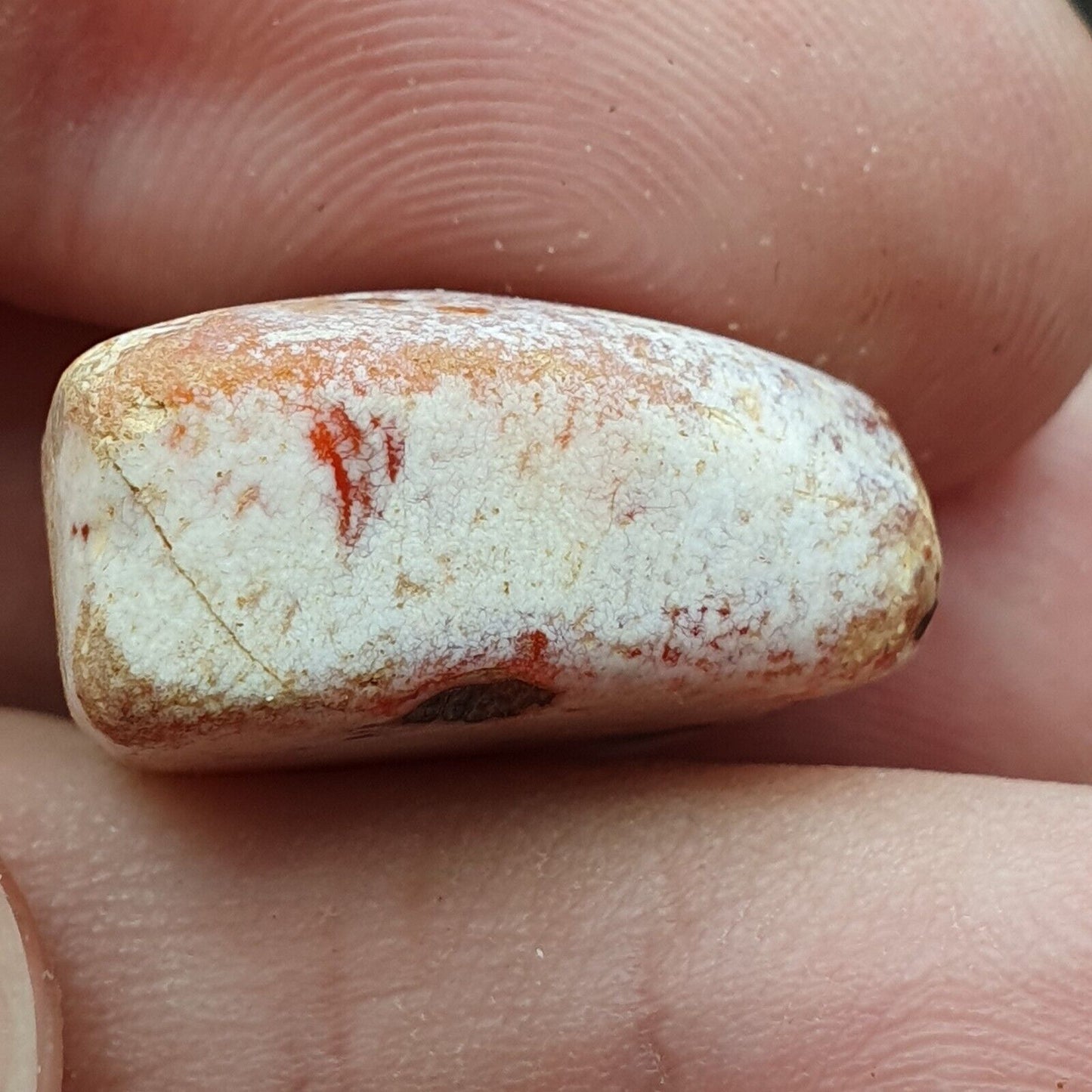 Karneol Antik ROTER Achat Stein Perlen Amulett Anhänger