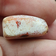 East Oasis Carnelian Antique Red Agate Stone Bead Amulet Pendant with Deep Red Tones