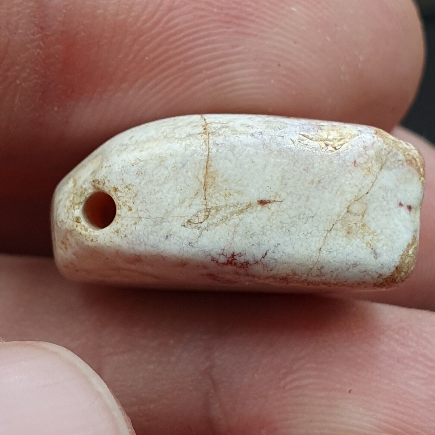 Karneol Antik ROTER Achat Stein Perlen Amulett Anhänger