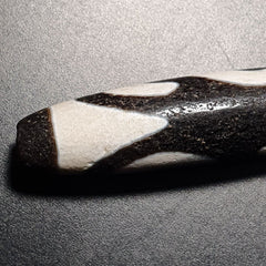 Himalayan Tibetan Dzi S Pattern Spiritual Amulet Mala Bead Unique Beads