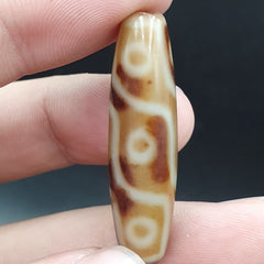 9 Falling Eyes Tibetan dzi bead old amulet vintage Agate Tibet gzi pendant