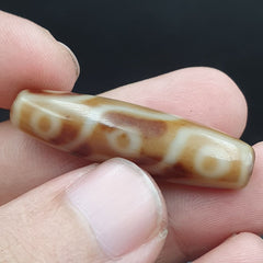 9 Falling Eyes Tibetan dzi bead old amulet vintage Agate Tibet gzi pendant