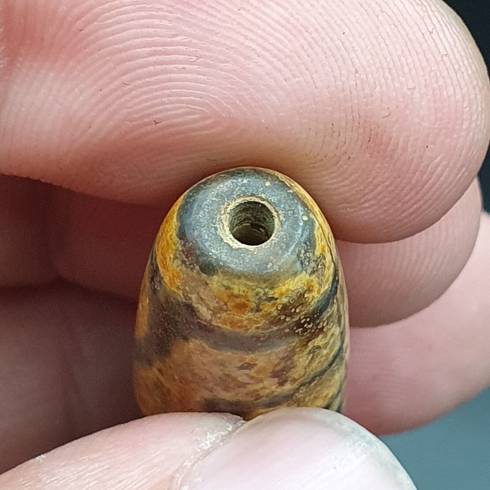 3 Eyes Antique Agate bead Tibet Himalayan Dzi pendant