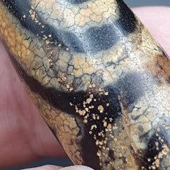 Antique Himalayan Indo Tibetan Old Agate Pure 3 Eyes Powerful Dzi Amulet Bead