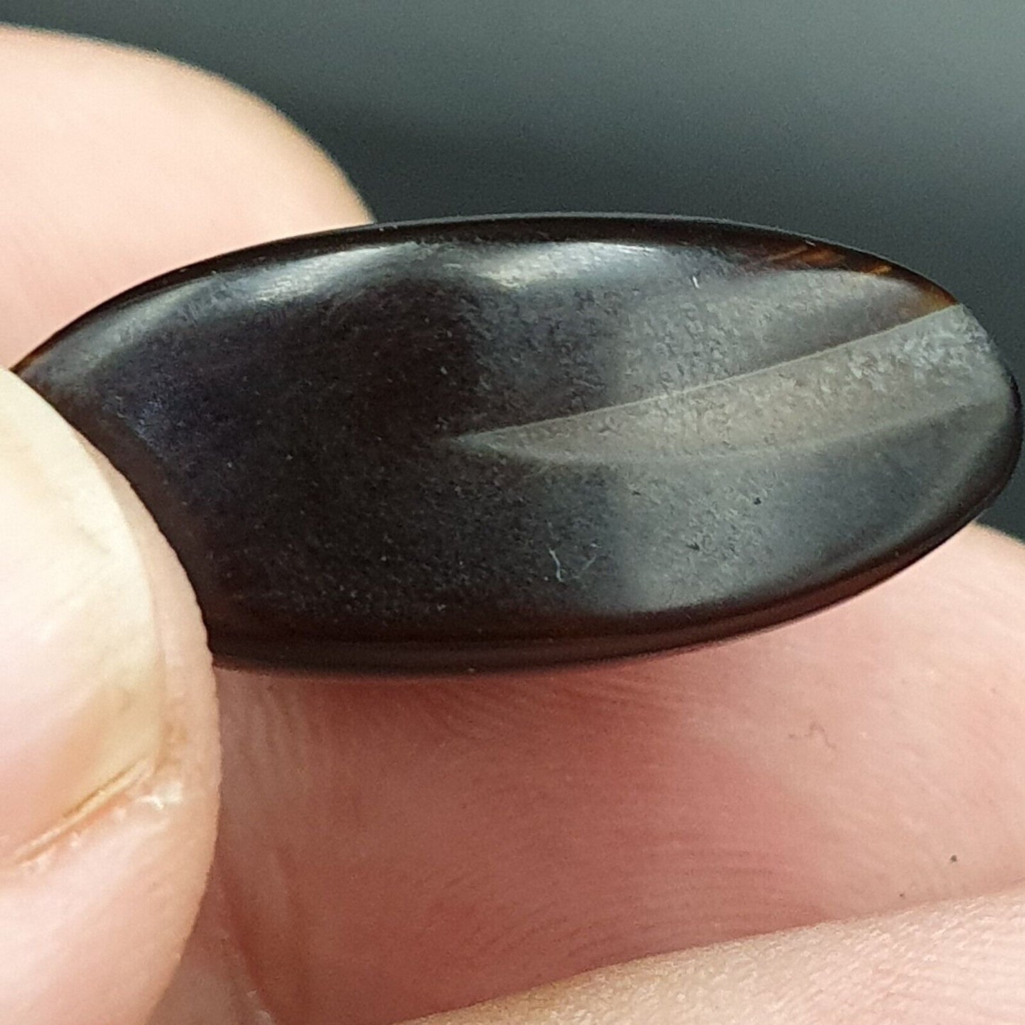 Antike tibetische Himalaya-Achat-Amulett-Perle #127