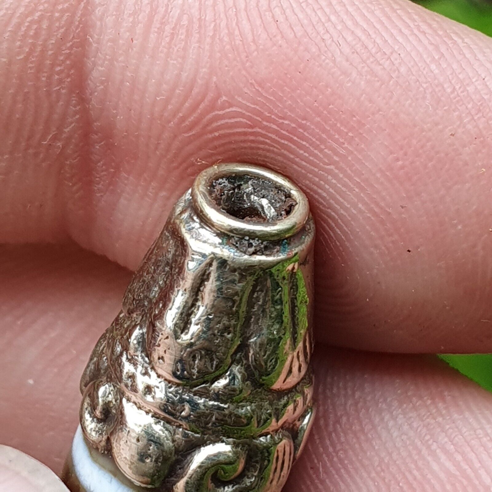 Amazing 9 Eyes Tibetan Nepalese dzi bead Agate pendant
