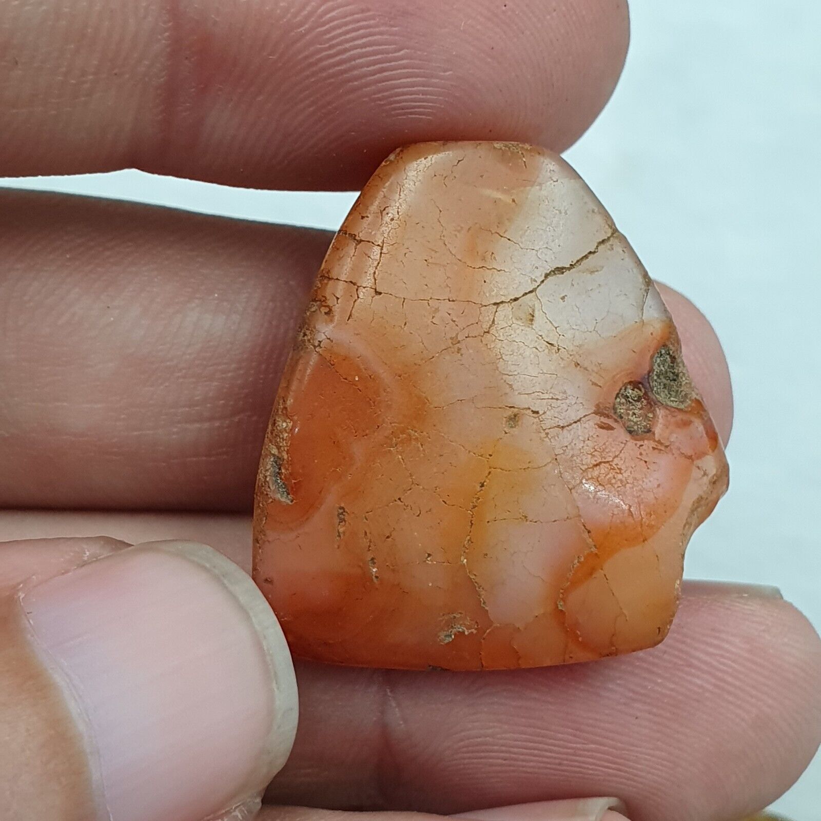 Lot 11 Pieces Antique Ancient Agate Beads pendants