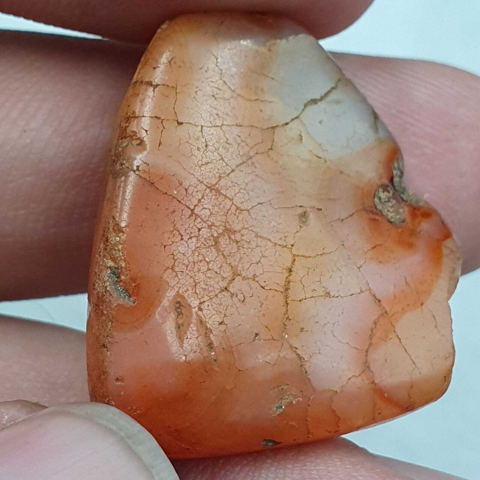 Lot 11 Pieces Antique Ancient Agate Beads pendants