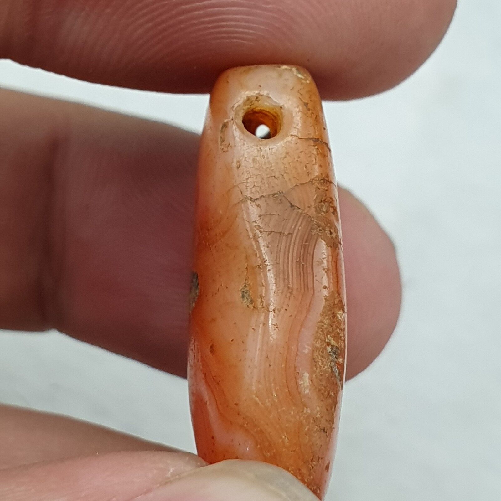 Lot 11 Pieces Antique Ancient Agate Beads pendants