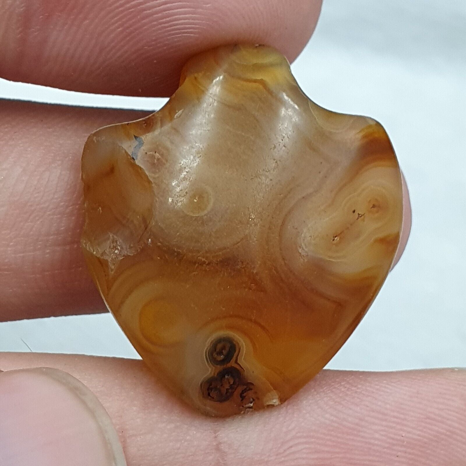 Lot 11 Pieces Antique Ancient Agate Beads pendants