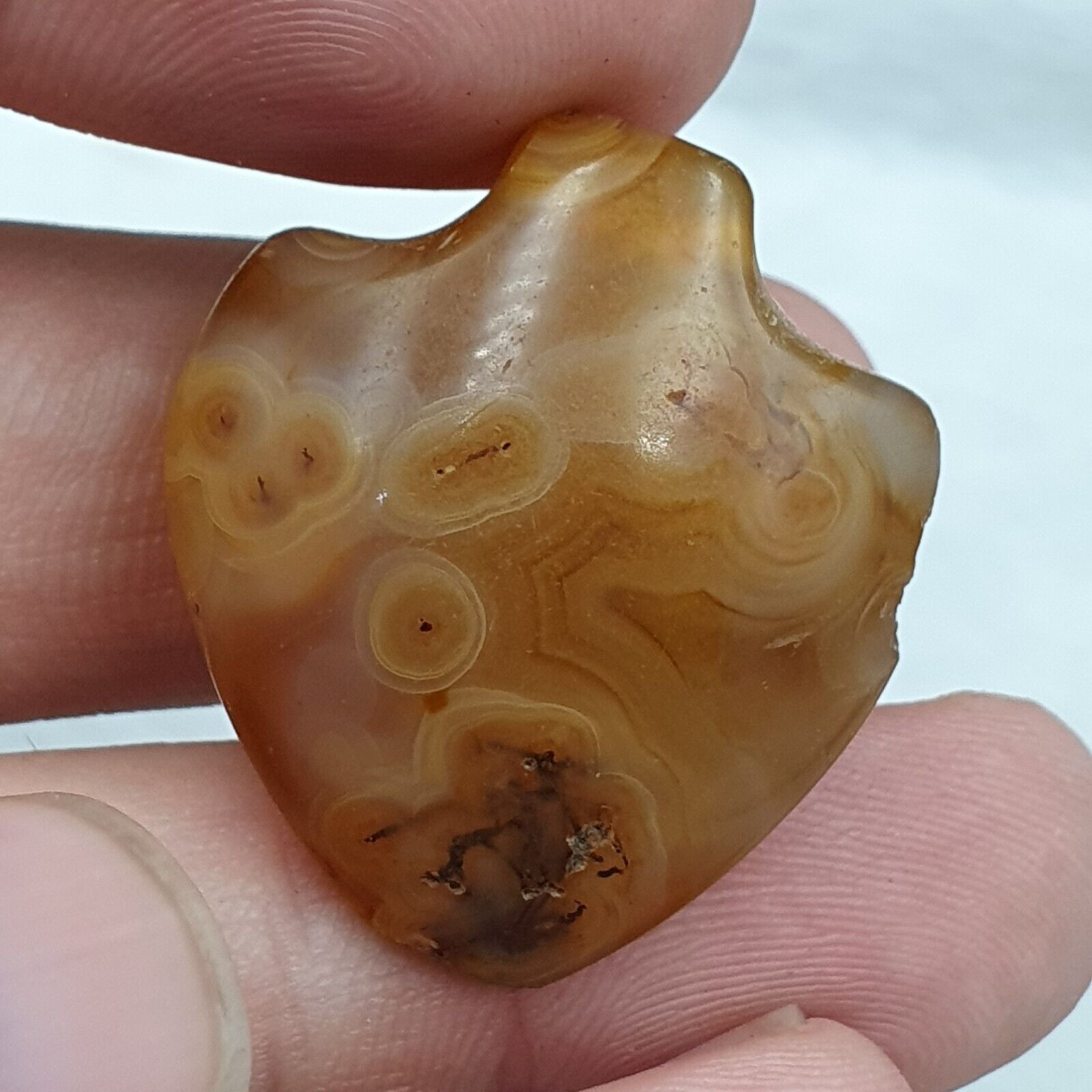 Lot 11 Pieces Antique Ancient Agate Beads pendants