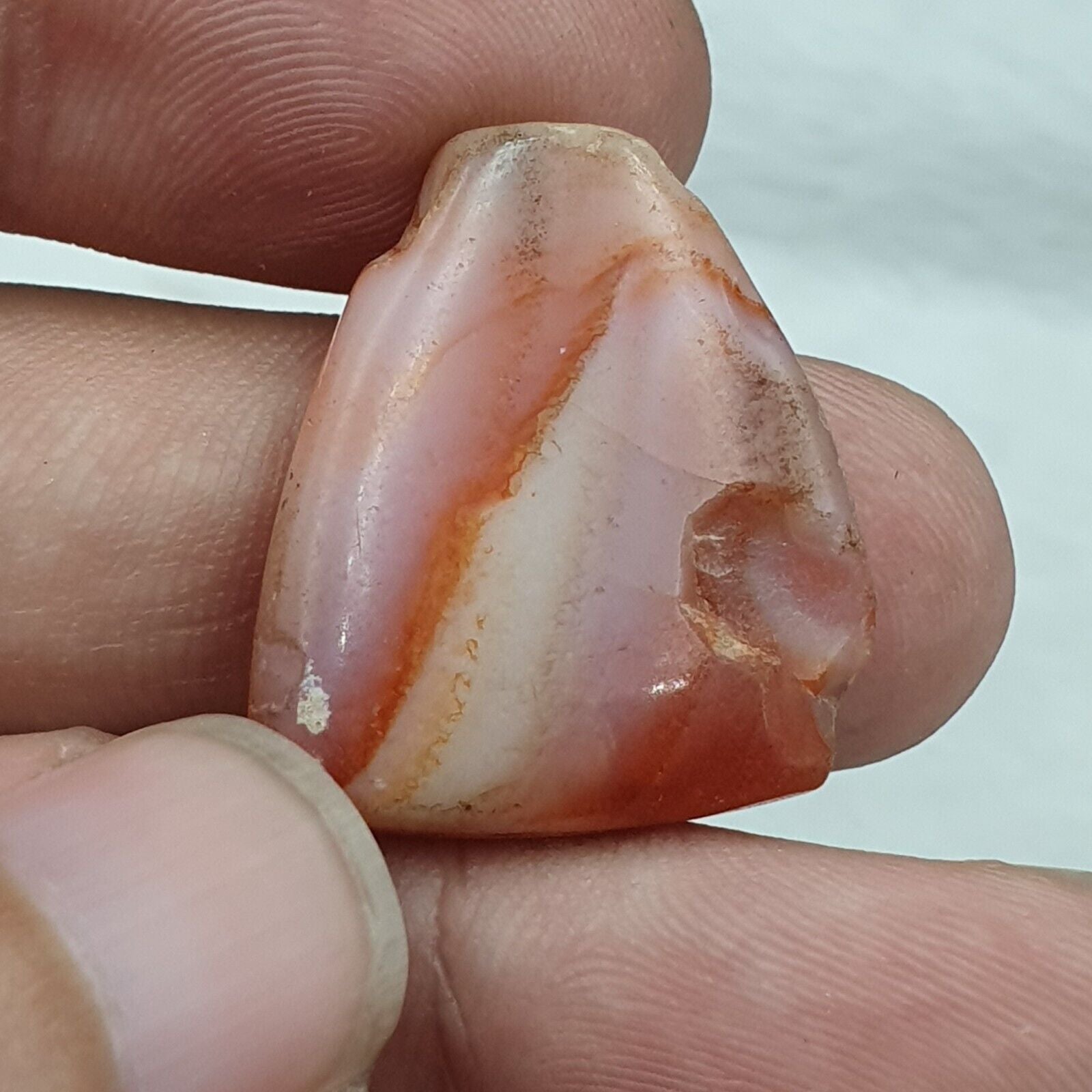 Lot 11 Pieces Antique Ancient Agate Beads pendants