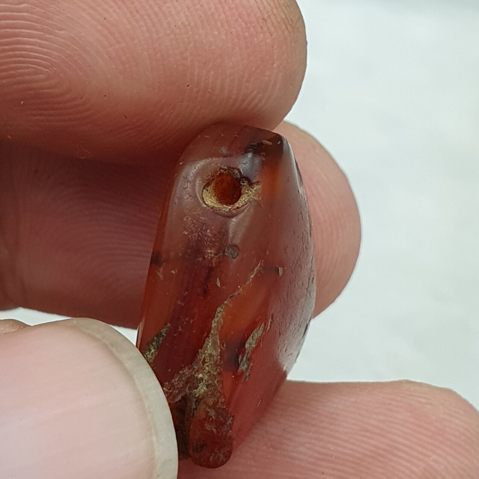 Lot 11 Pieces Antique Ancient Agate Beads pendants