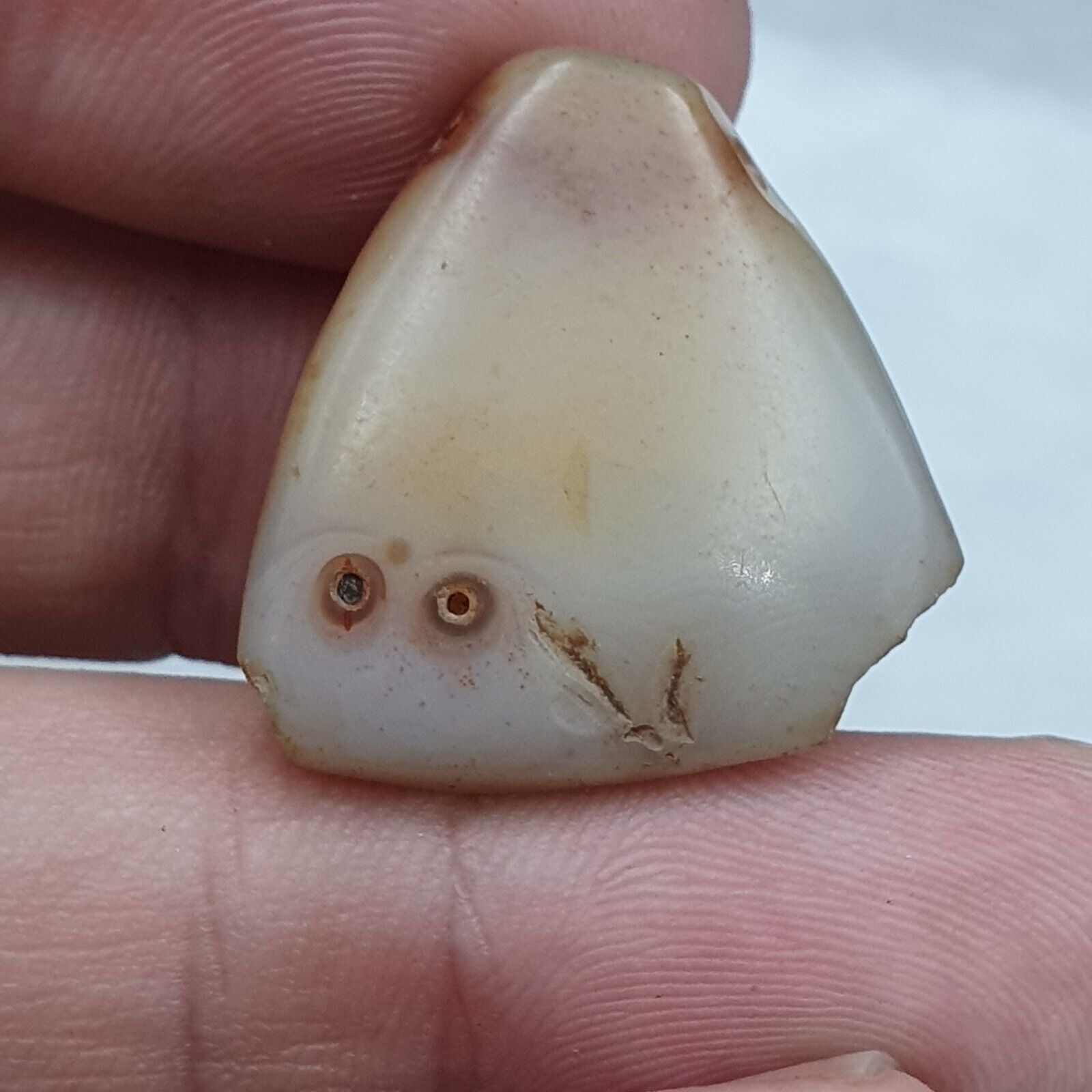 Lot 11 Pieces Antique Ancient Agate Beads pendants