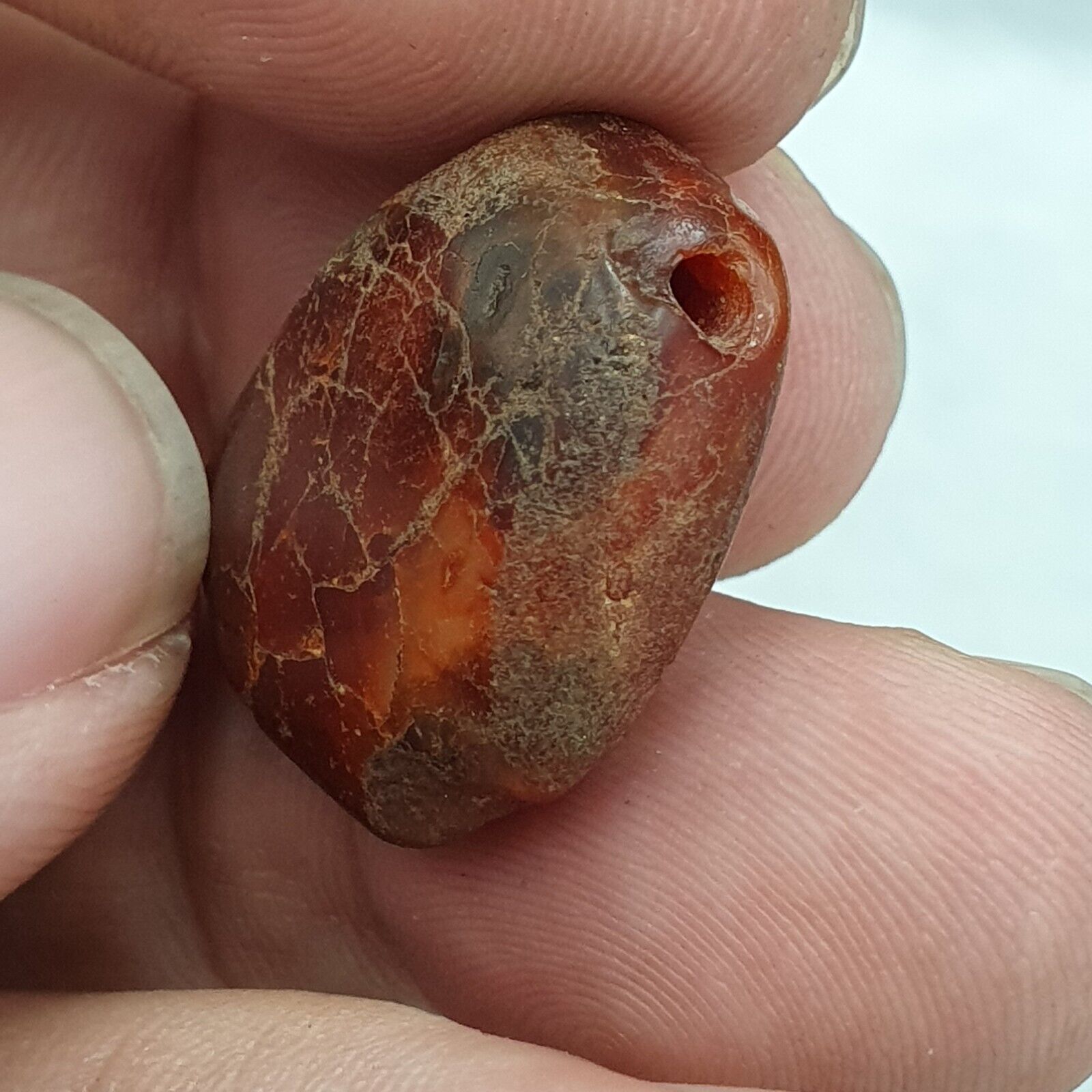 Lot 11 Pieces Antique Ancient Agate Beads pendants