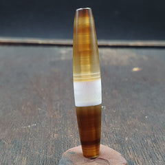 Antique Old Yemeni Agate Natural Rare pattern Banded Agate Bead 43.3mm BD-7-2