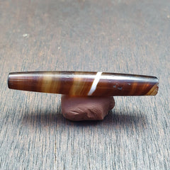 Antique Old Yemeni Agate Natural Rare pattern Banded Agate Bead 50mm BD-7-3
