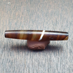 Antique Old Yemeni Agate Natural Rare pattern Banded Agate Bead 50mm BD-7-3
