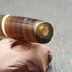 Antique Old Yemeni Agate Natural Rare pattern Banded Agate Bead 50mm BD-7-3