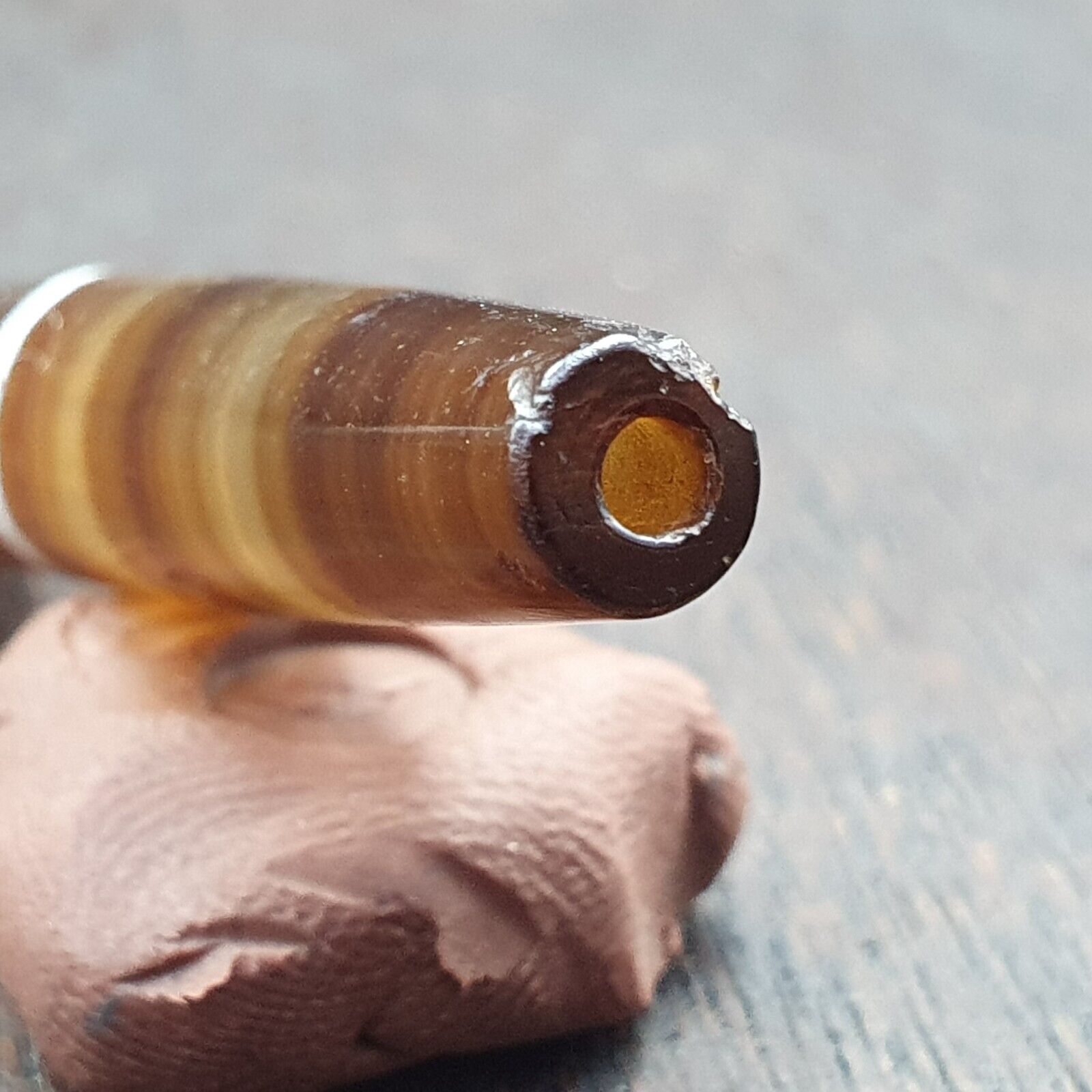 Antique Old Yemeni Agate Natural Rare pattern Banded Agate Bead 50mm BD-7-3