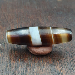 Antique Old Yemeni Agate Natural Rare pattern Banded Agate Bead 37mm BD-2