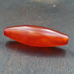 Antique Red Very rare Himalayan Tibetan Agate carnelian large Bead 63.5mm