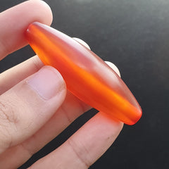 Antique Red Very rare Himalayan Tibetan Agate carnelian large Bead 63.5mm